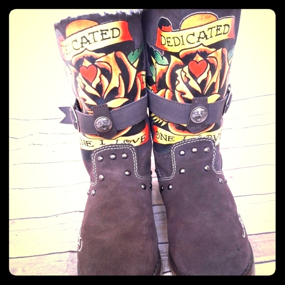 Ed hardy boots